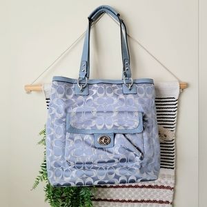 Coach shoulder bag Blue